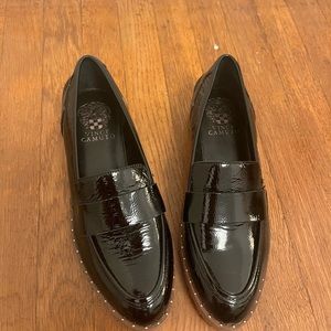 Vince Camuto patent leather loafers